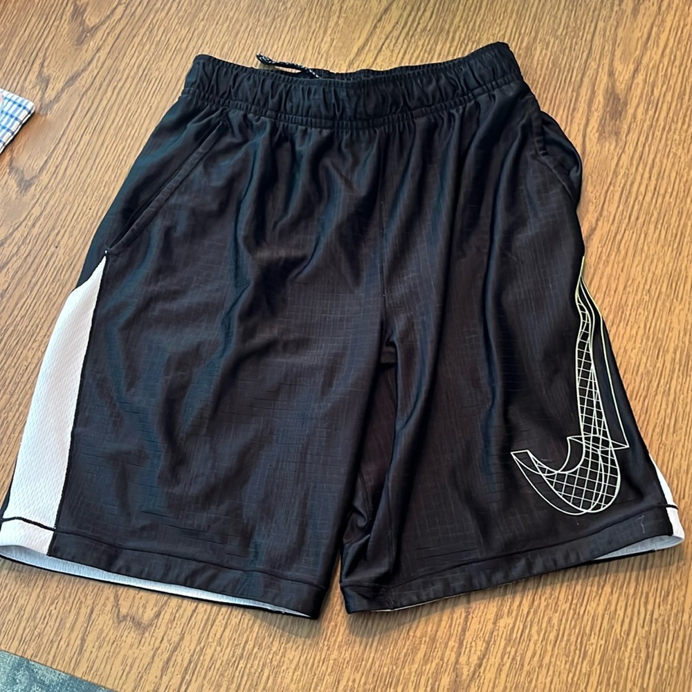 Boys black Nike shorts